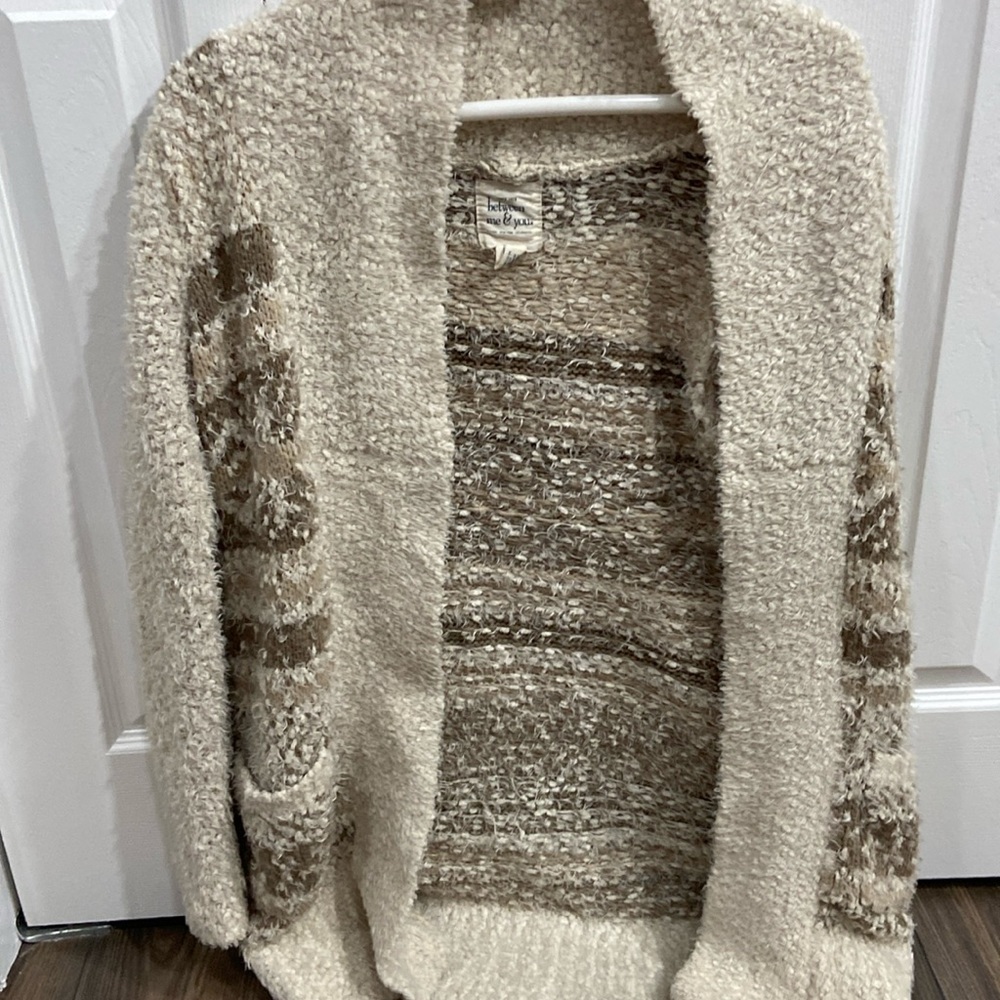 Between Me and You sweater coat size M